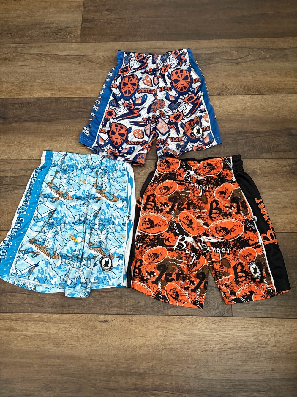 Flow Society Shorts Youth Medium 3 pairs shipped together
